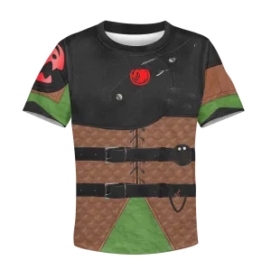 HOW TO TRAIN YOUR DRAGON HICCUP Kid Custom Cosplay Hoodies Apparel