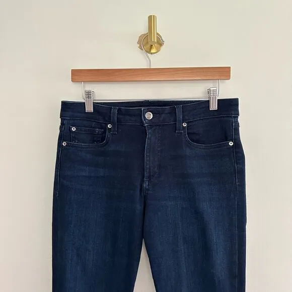 Hudson Krista Super Skinny Crop Release Hem Jeans 29
