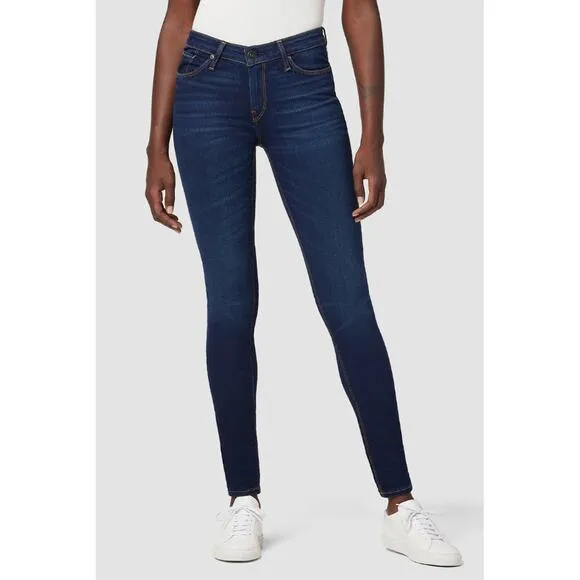 Hudson Krista Super Skinny Crop Release Hem Jeans 29