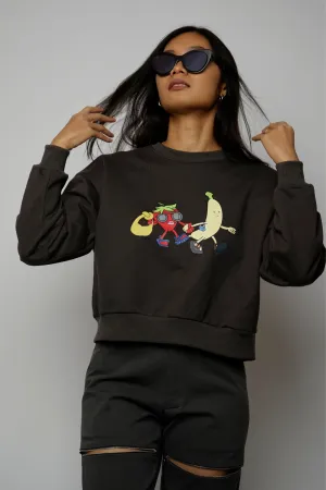 Hypebeast Charcoal Crew Neck – Premium Streetwear Sweatshirt