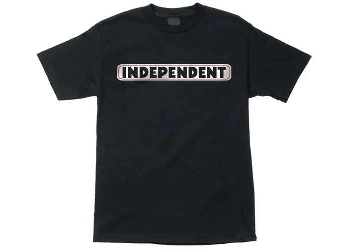 Independent Bar Logo T-Shirt Black