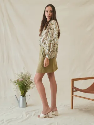 Indie Denim Skirt - SAGE