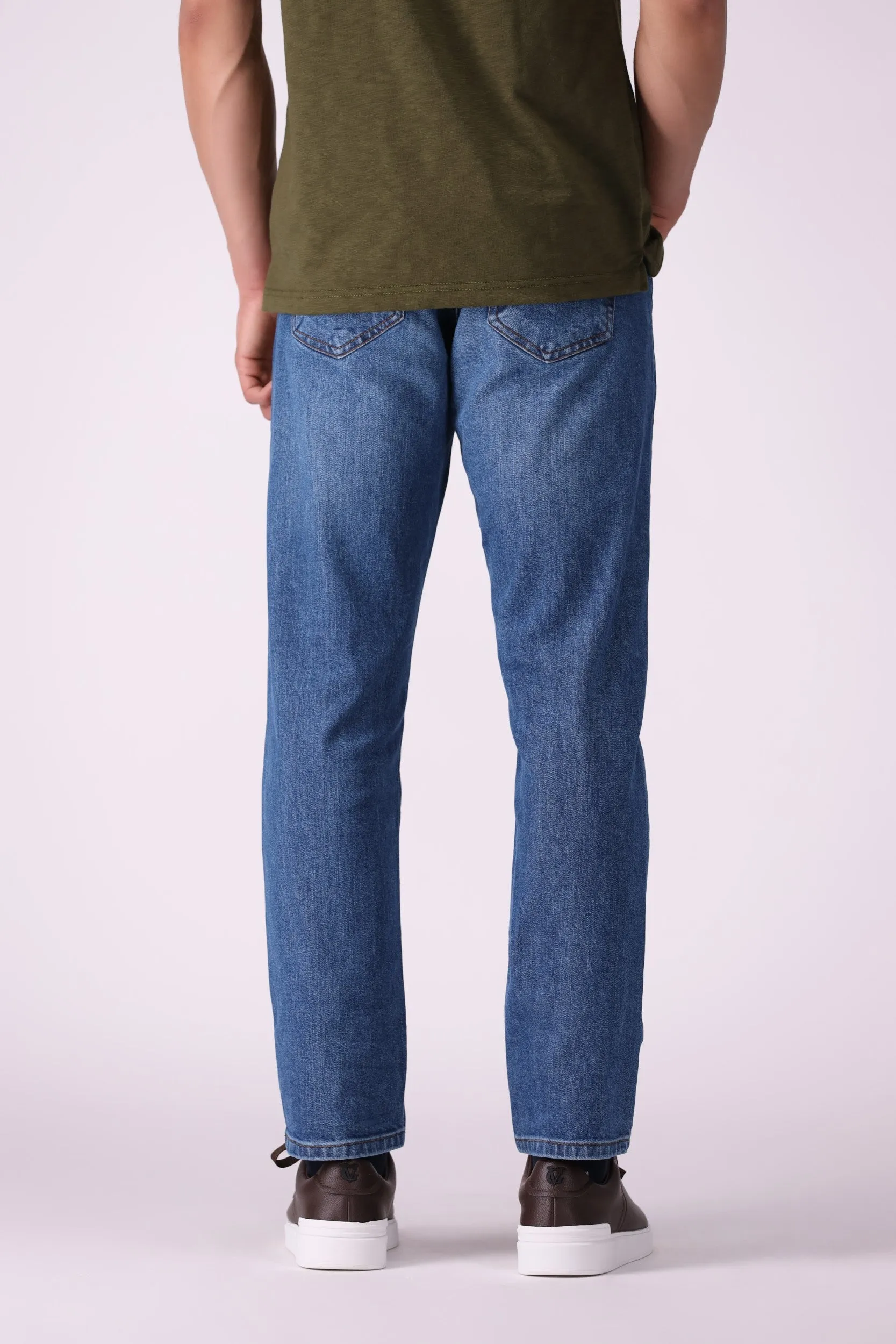 Indigo Blue Stright Fit Jeans