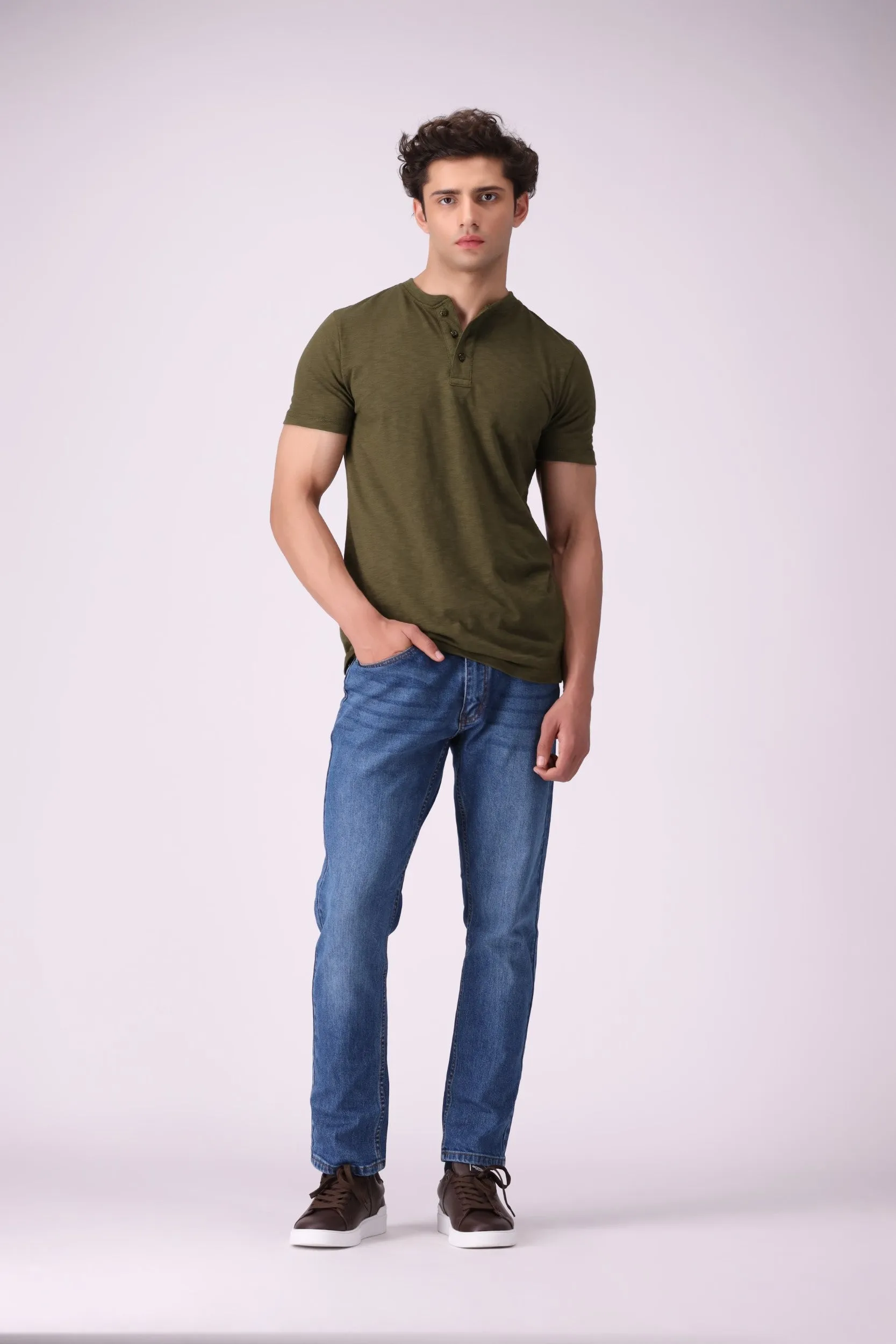 Indigo Blue Stright Fit Jeans