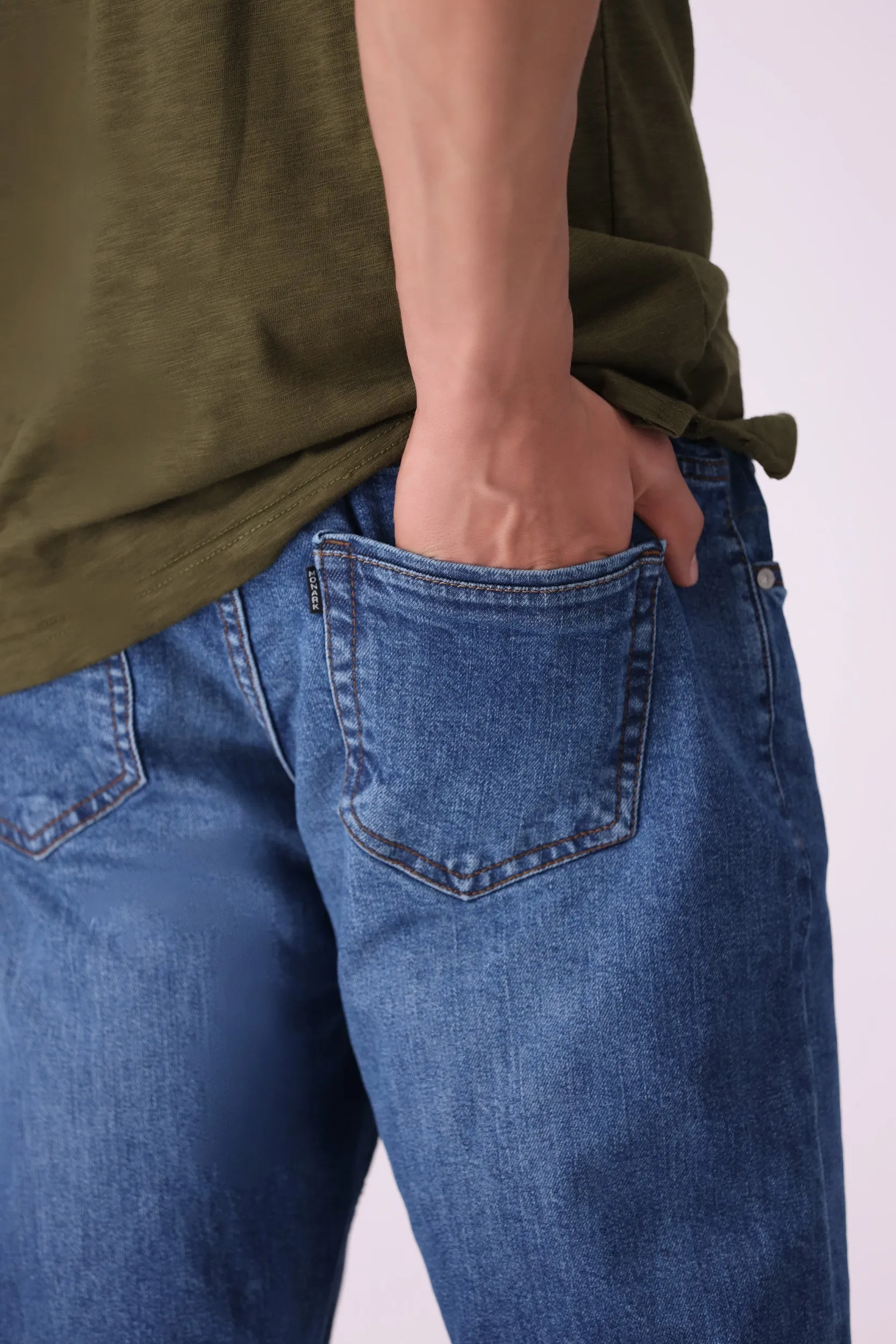 Indigo Blue Stright Fit Jeans