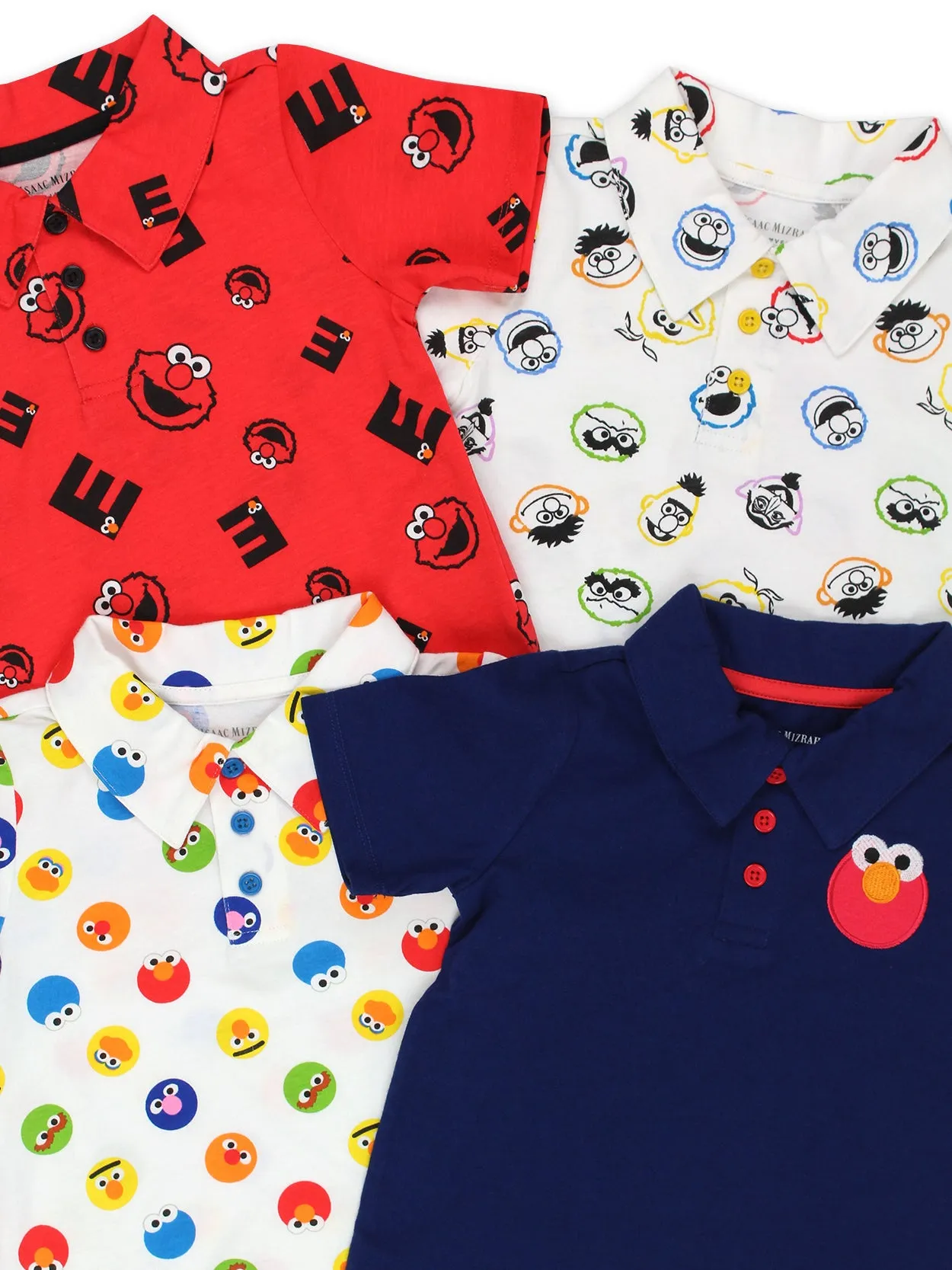 Isaac Mizrahi Loves Sesame Street Gang Elmo Polo Shirt
