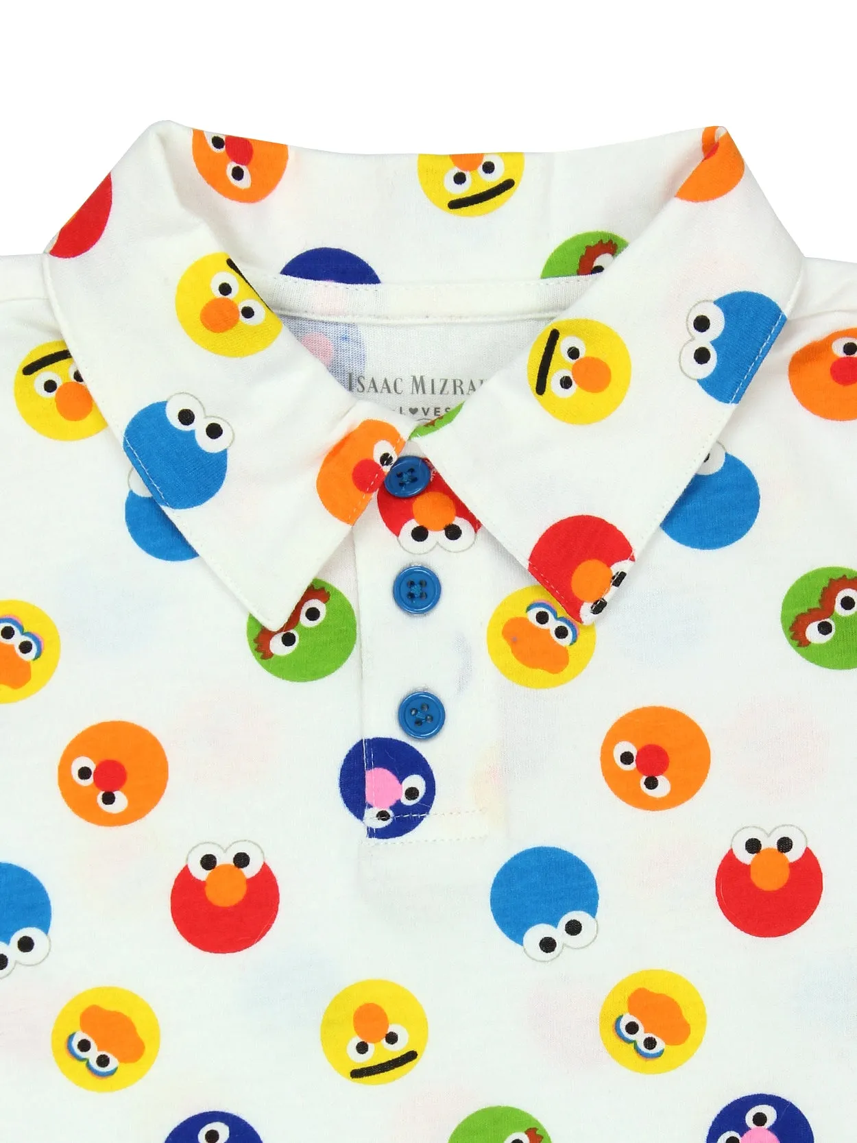 Isaac Mizrahi Loves Sesame Street Gang Elmo Polo Shirt