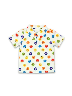 Isaac Mizrahi Loves Sesame Street Gang Elmo Polo Shirt