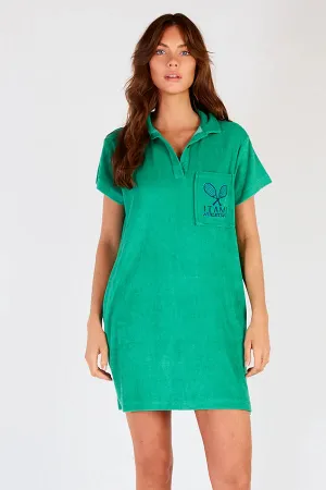 ITAMI Terry Athletique Dress Green