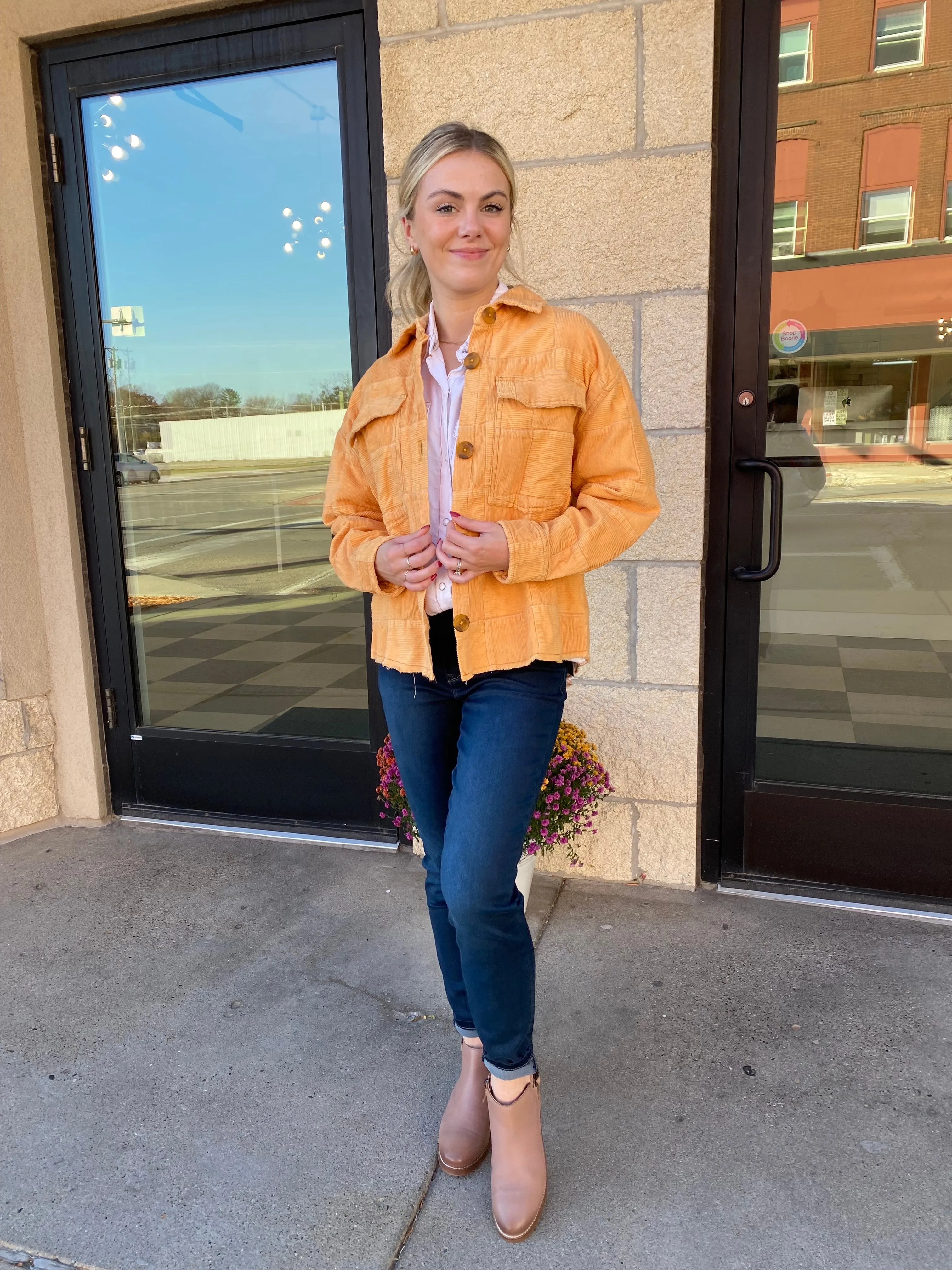 Ivy Jane Patch Corduroy Jacket