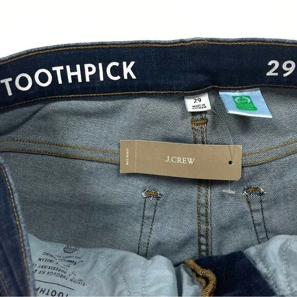 J. Crew Mid-Rise Toothpick Jean