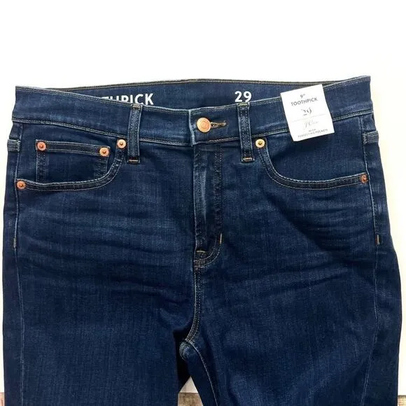 J. Crew Mid-Rise Toothpick Jean