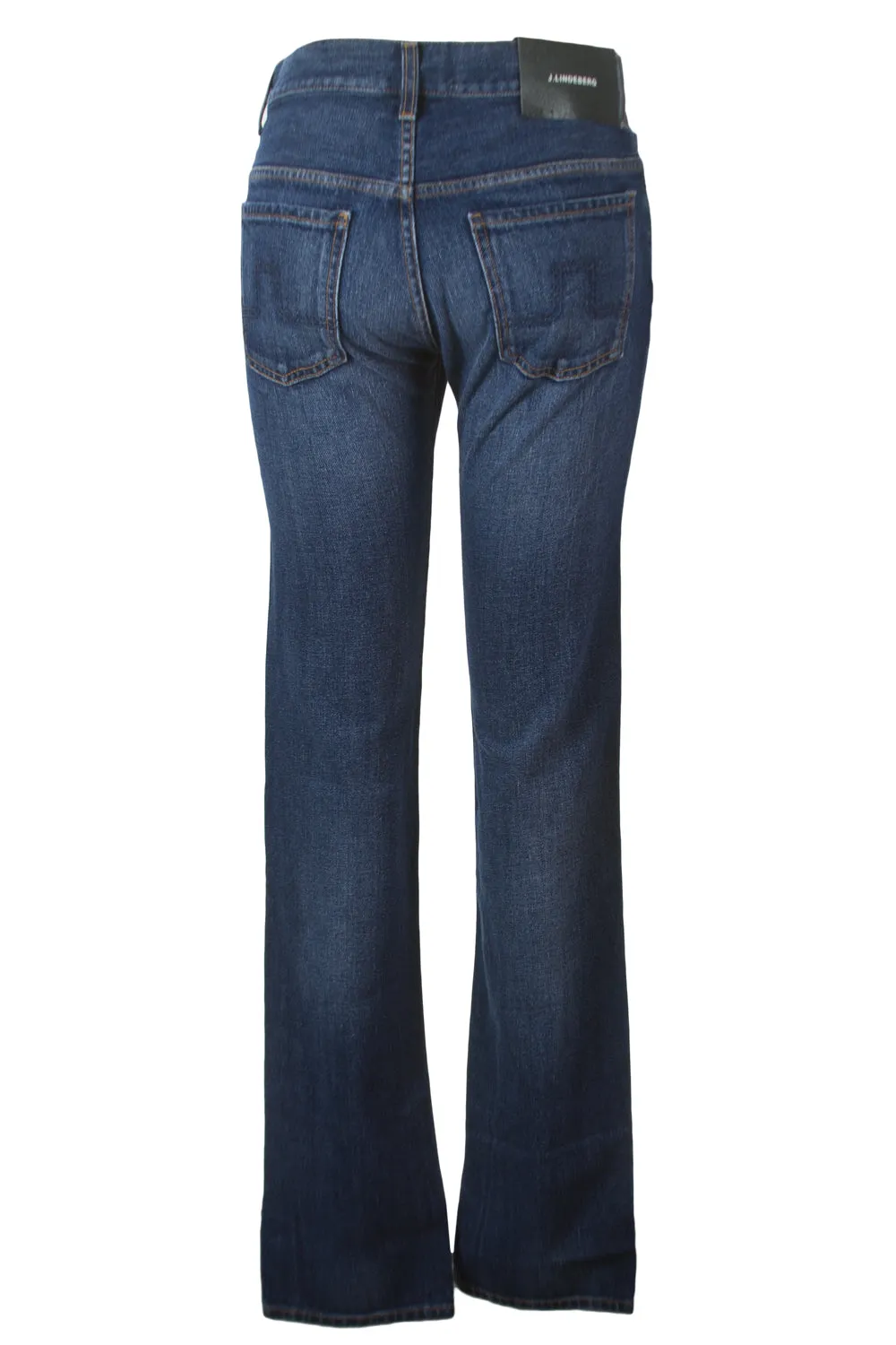 J. LINDEBERG Men's Elemental Blue Jeans, Mid Blue, 28x34