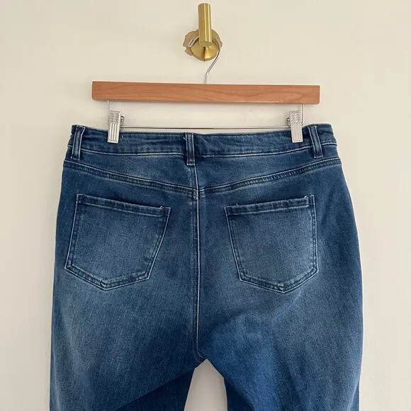 J. McLaughlin Treva Zipper Pocket High Rise Skinny Jeans 10