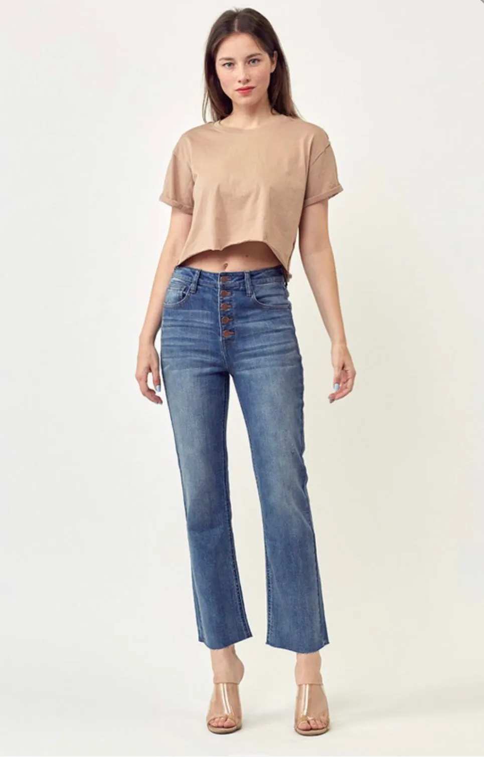 J19 VINTAGE BUTTON JEANS