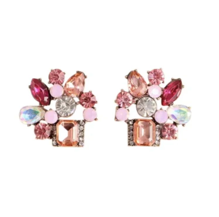 Jazz Up My Outfit Earrings | Pink  || Greenwood Designs
