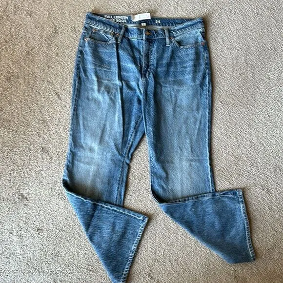 J.Crew Rigid Full Length Demi Boot Jeans in Magnolia Wash!