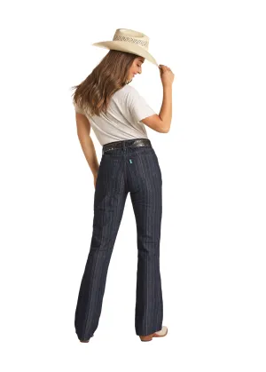 Jean, Jacquard Mid Rise Trouser