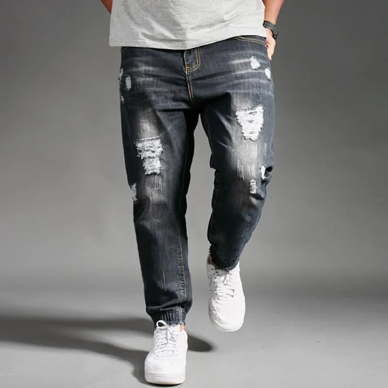 Jeans déchirés décontractés vintage tendance