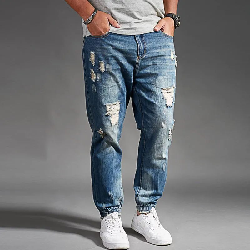 Jeans déchirés décontractés vintage tendance