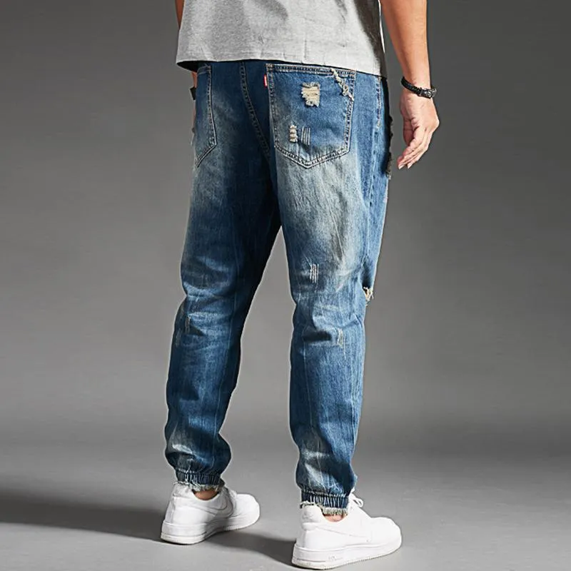 Jeans déchirés décontractés vintage tendance