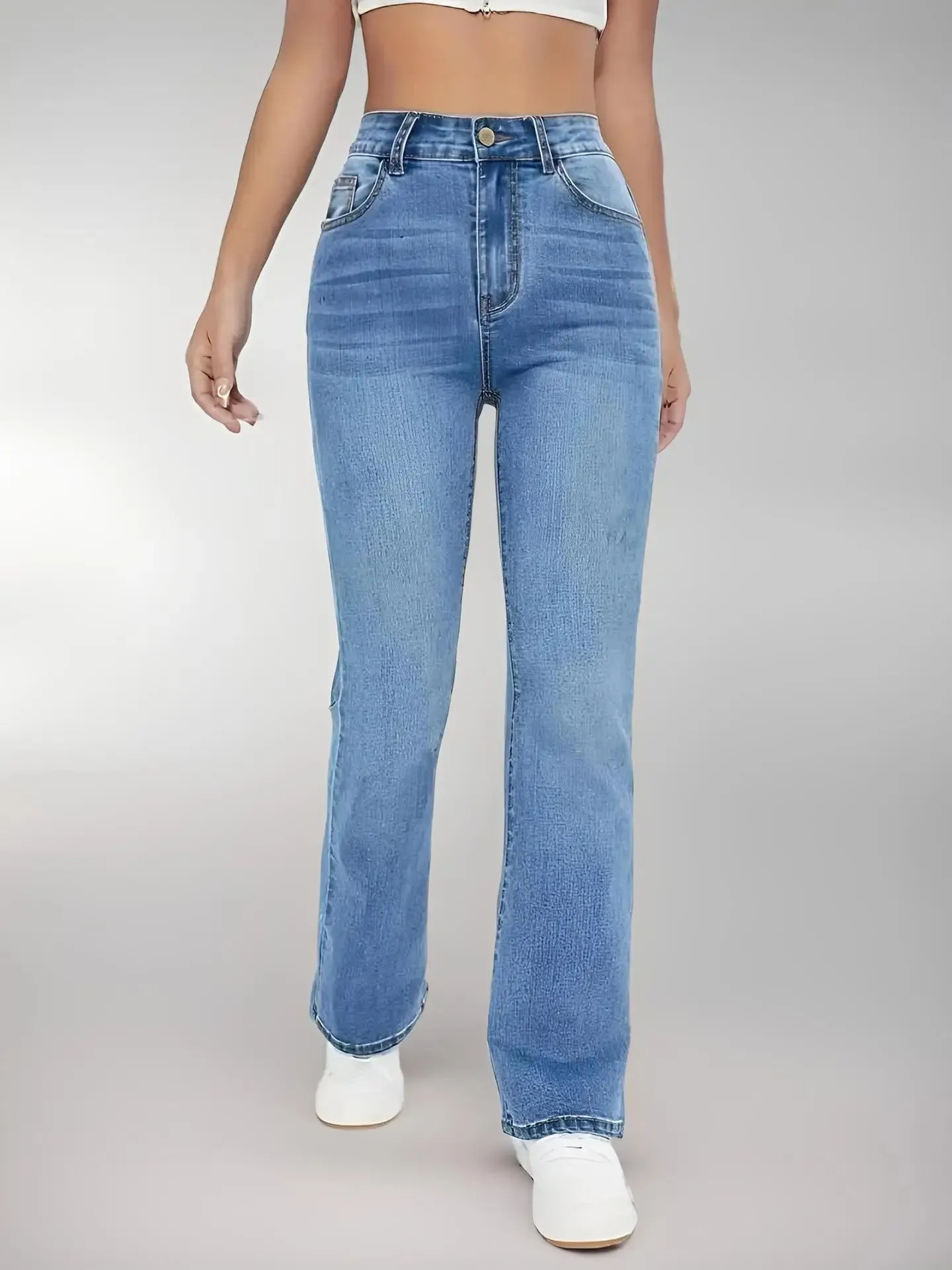 Jeans slim style casual versatile