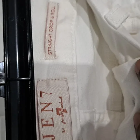 Jen7 Straight Crop &amp; Roll Jeans