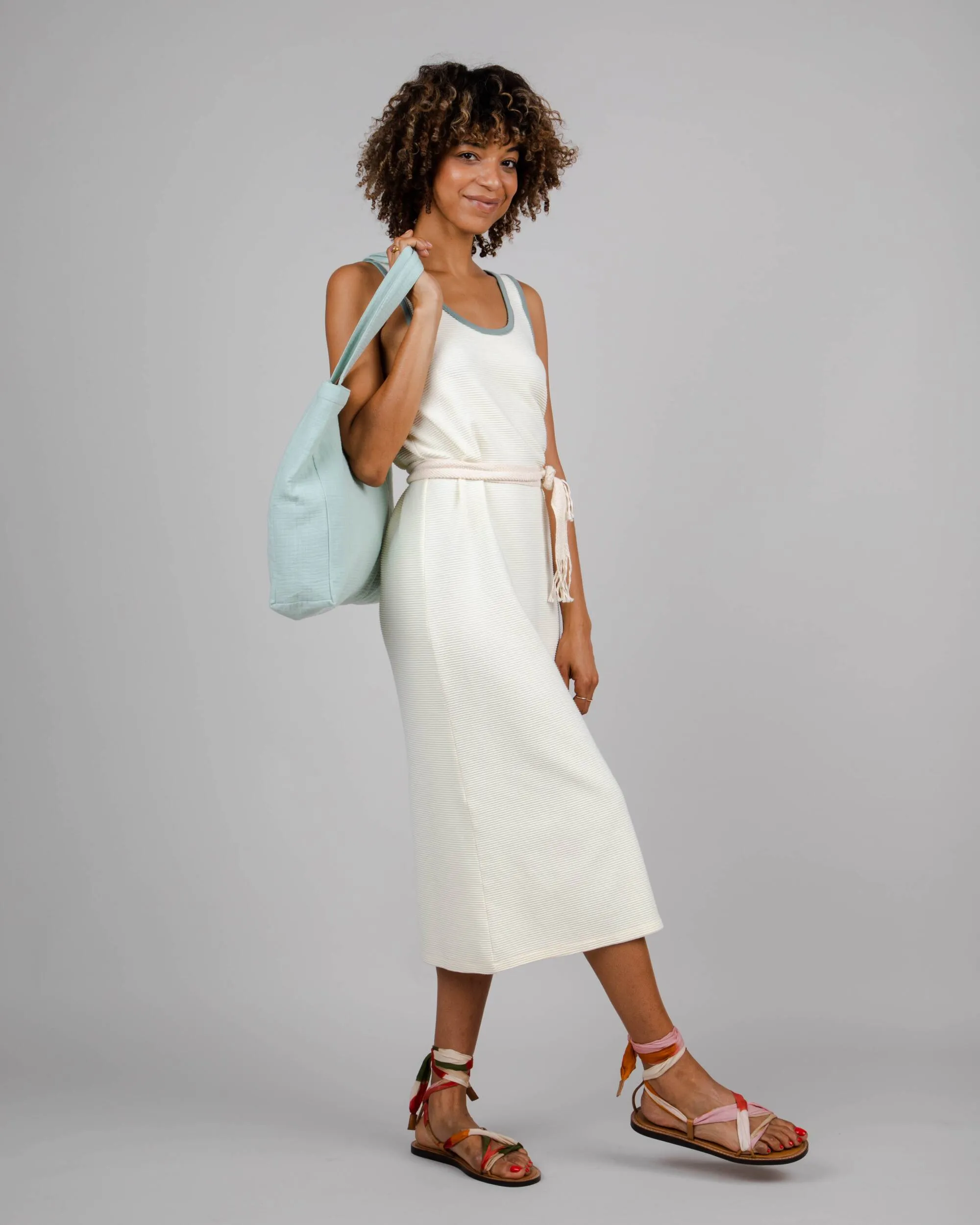 Jersey Long Dress White