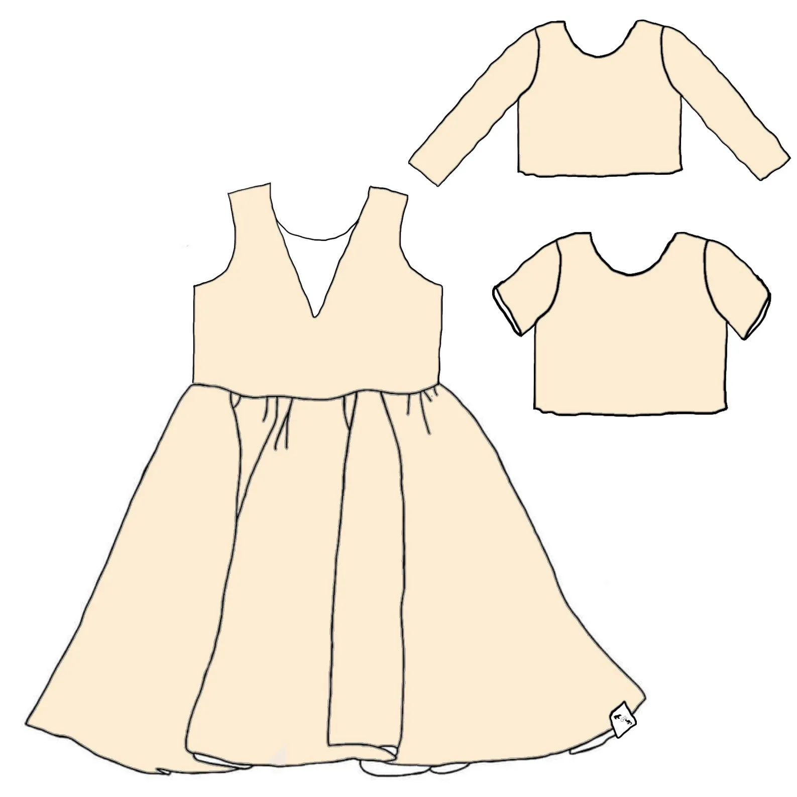 JERSEY - Swing Dress
