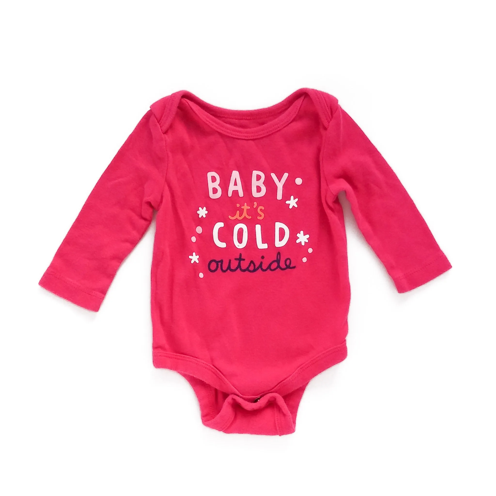 Joe Fresh long sleeve onesie 0-3m