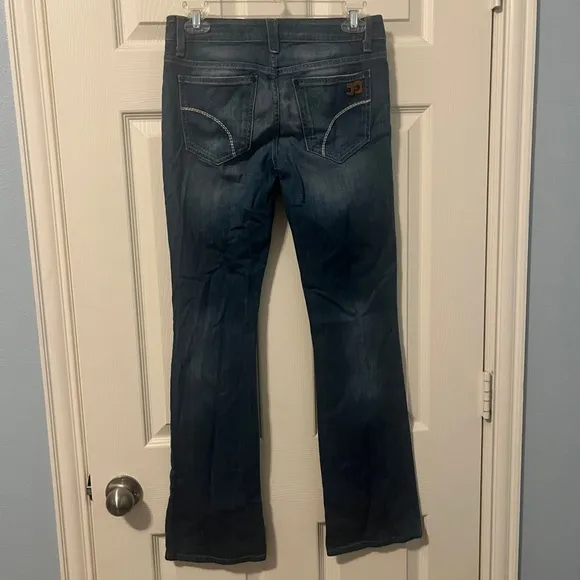 JOE'S JEANS Blue Starlet Slim Boot Cut Jeans 26 SMALL Ivy Stretch Low Rise Y2K