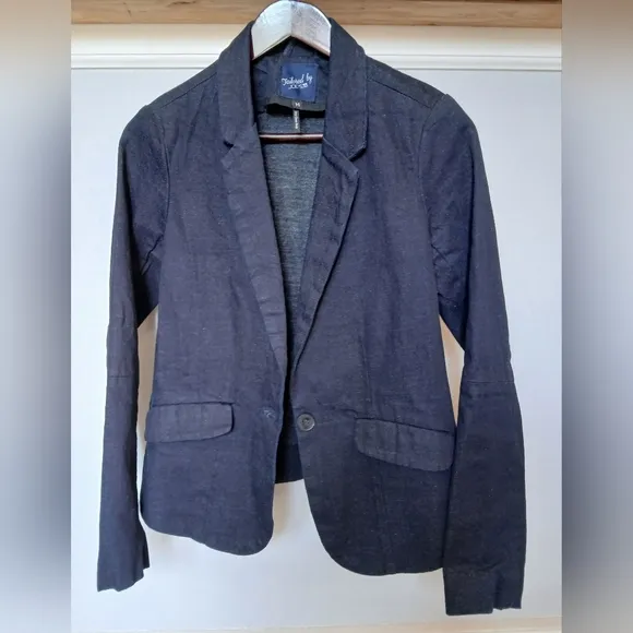 JOE'S Jeans denim blazer in dark blue (almost black) Size M
