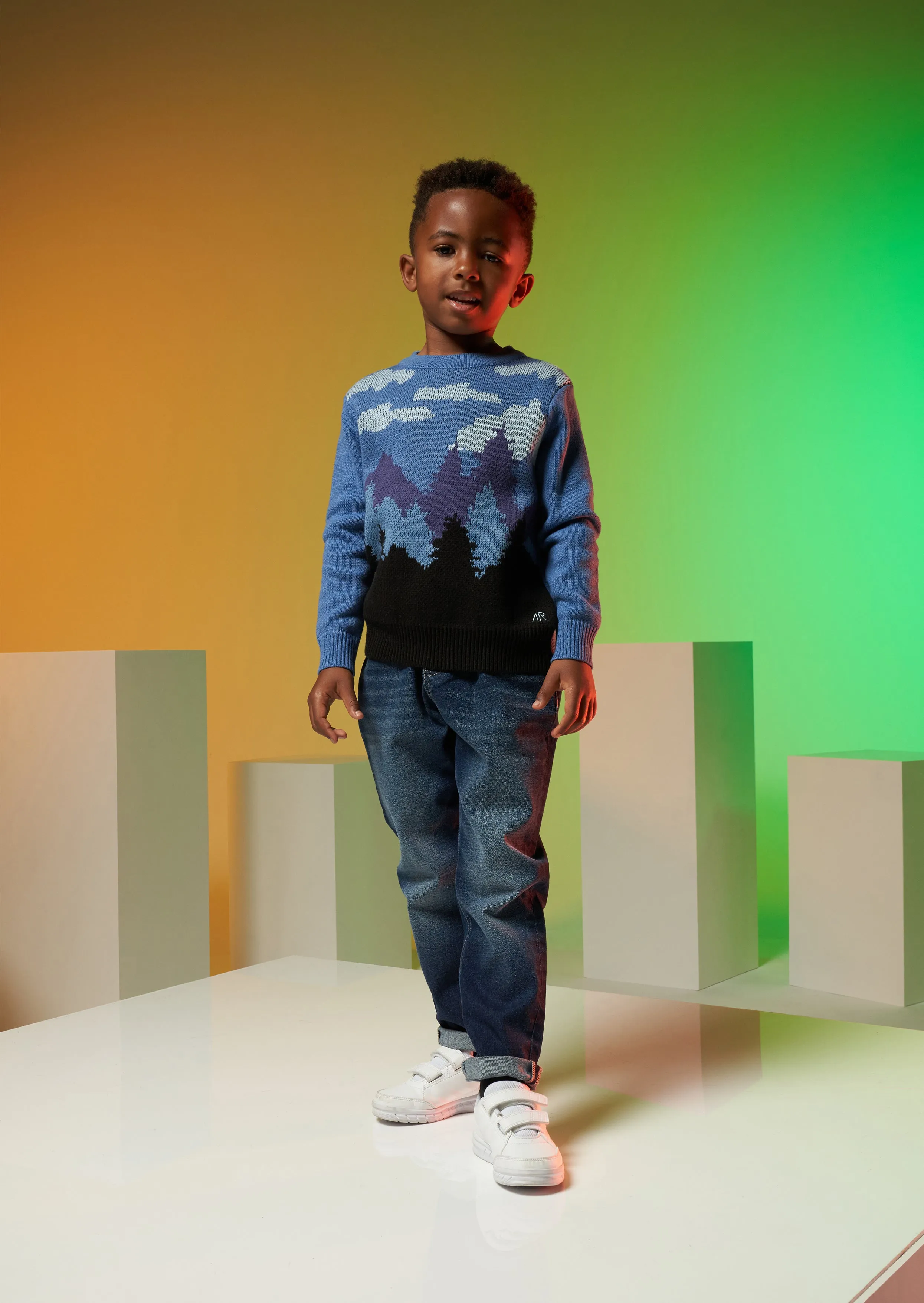 Johnson Scenic Print Knit