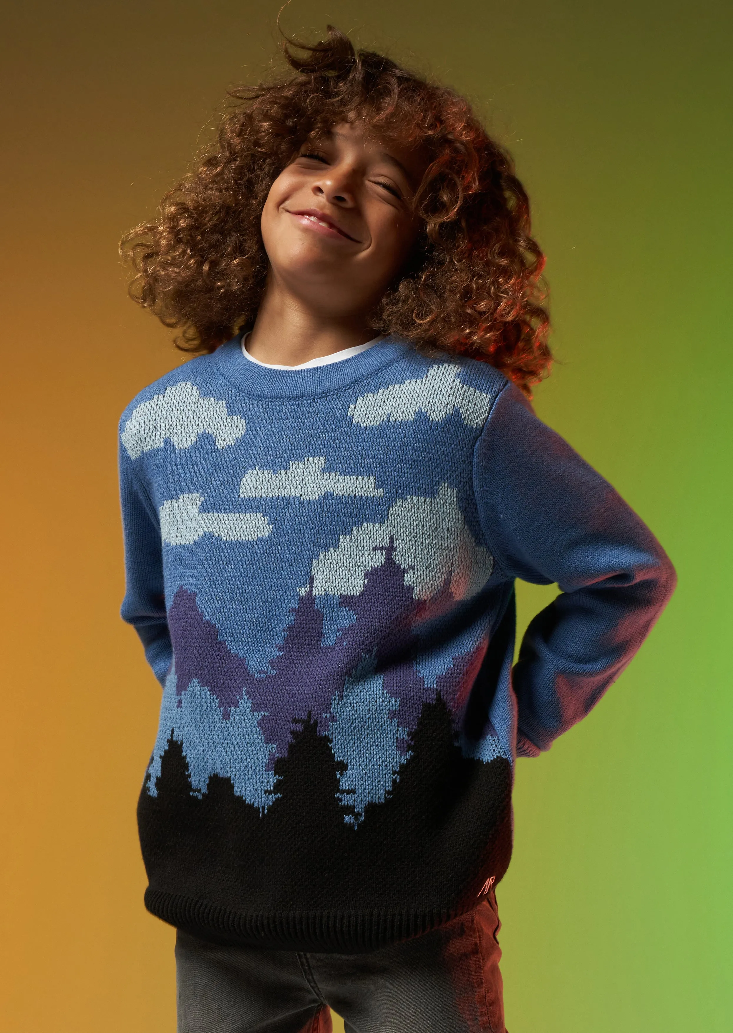 Johnson Scenic Print Knit