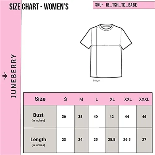 JUNEBERRY Tie Dye T-Shirt for Women/Girls (TSH_JB_Babe_XXL_Multicolored_XX-Large)