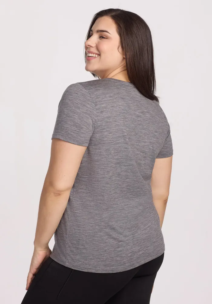 Junie Tee - Graphite Heather