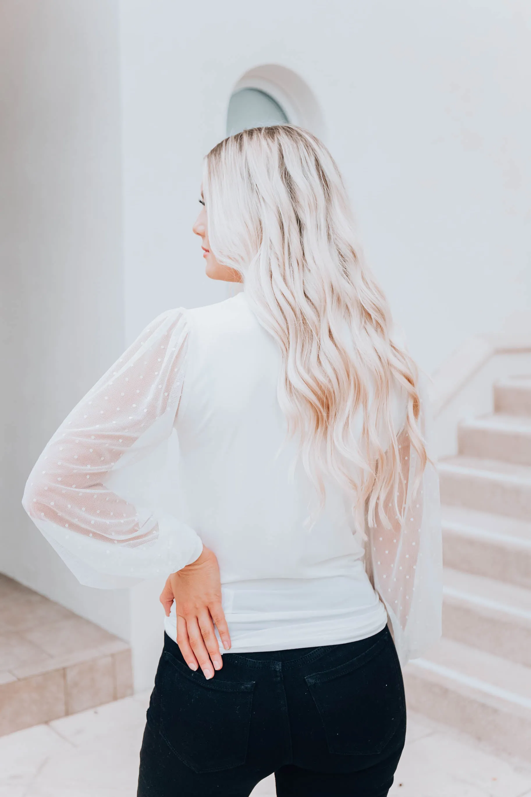 Just the Essentials Top- Ivory