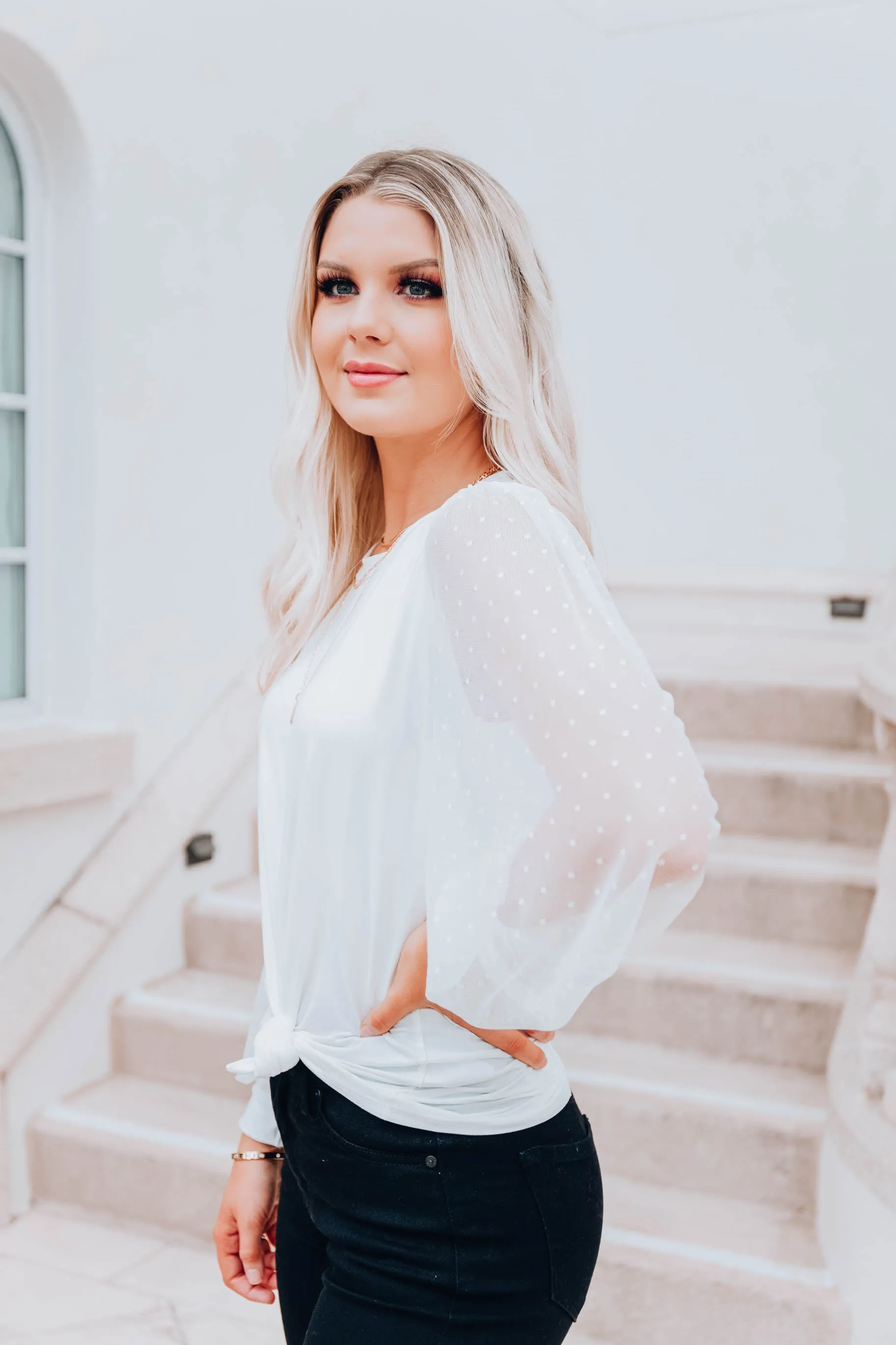 Just the Essentials Top- Ivory