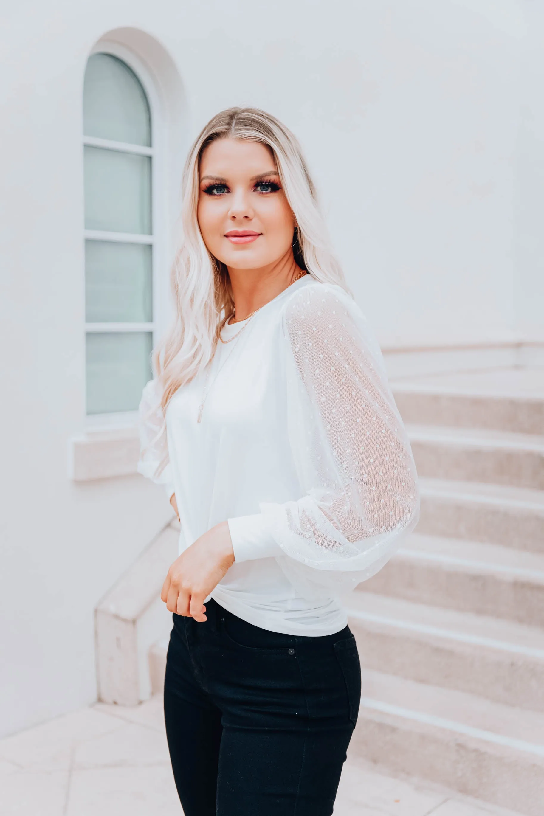 Just the Essentials Top- Ivory