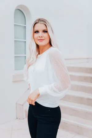 Just the Essentials Top- Ivory