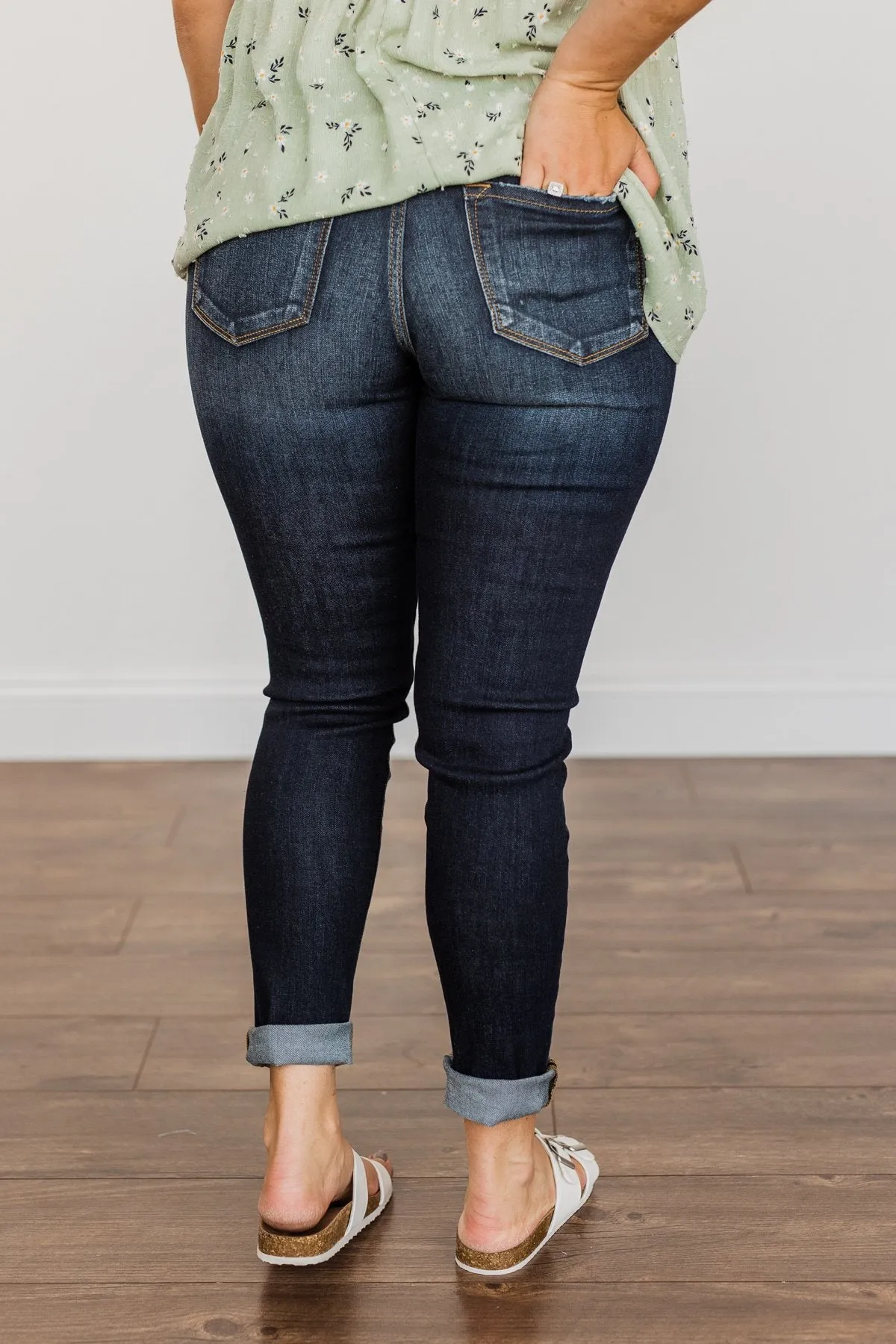 KanCan Distressed Skinny Jeans- Cheyenne Wash