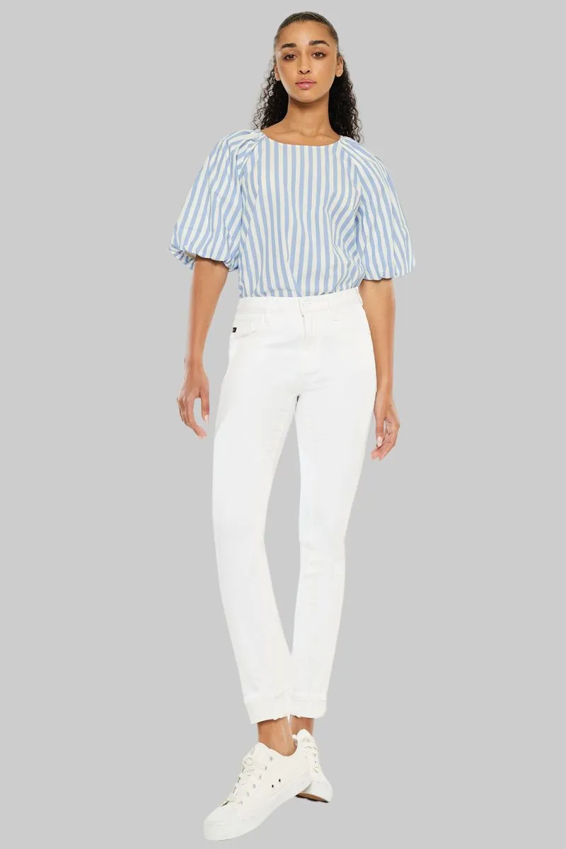 Kennedy Mid Rise Ankle Skinny Jeans