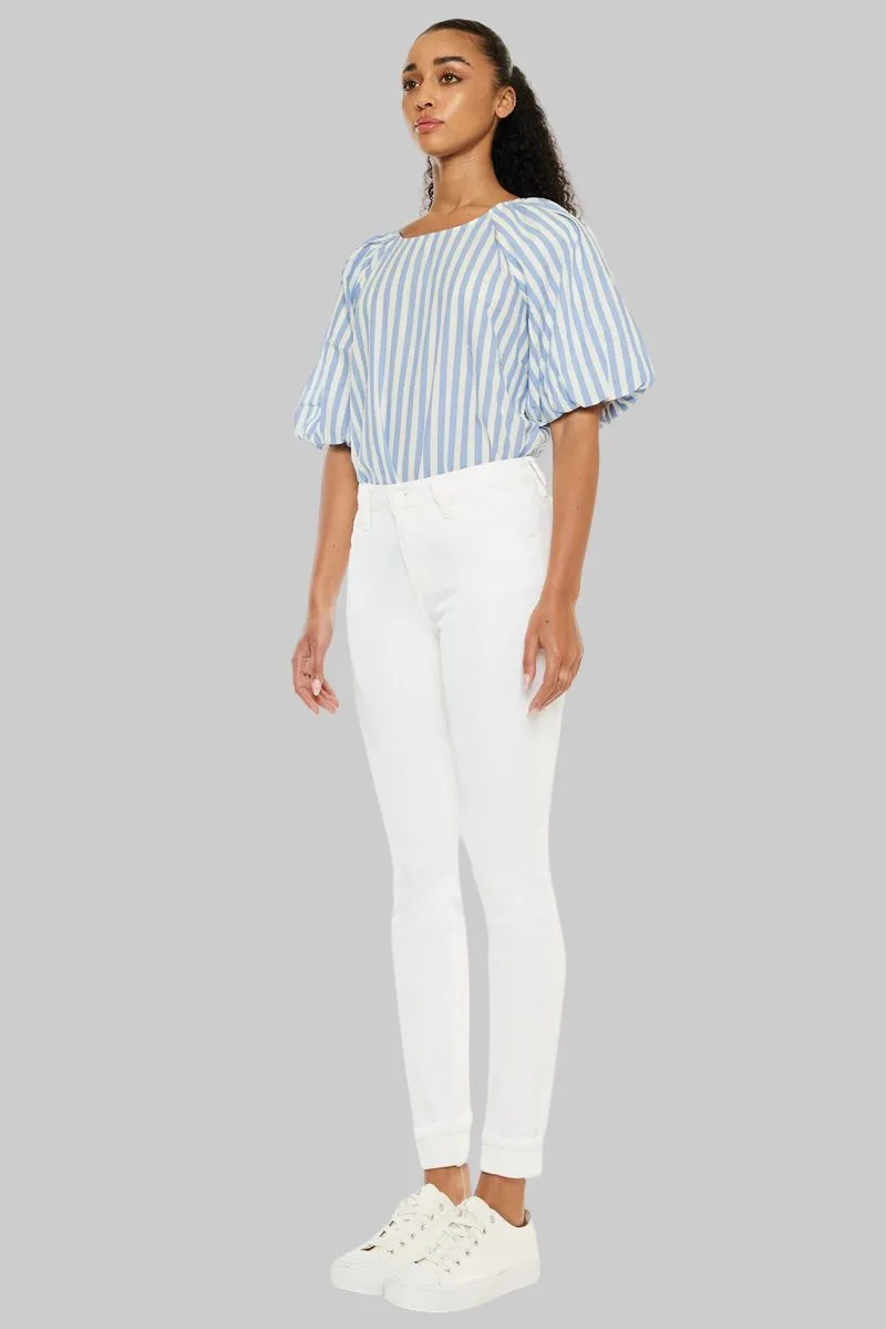 Kennedy Mid Rise Ankle Skinny Jeans