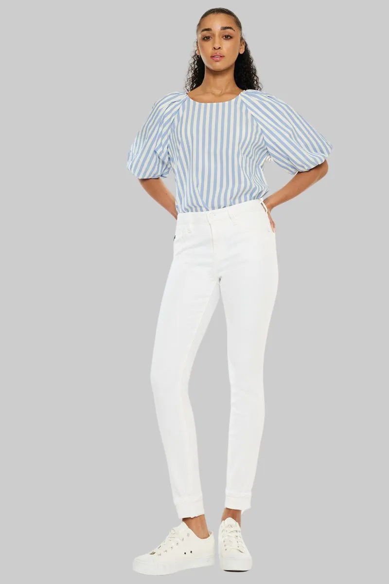 Kennedy Mid Rise Ankle Skinny Jeans