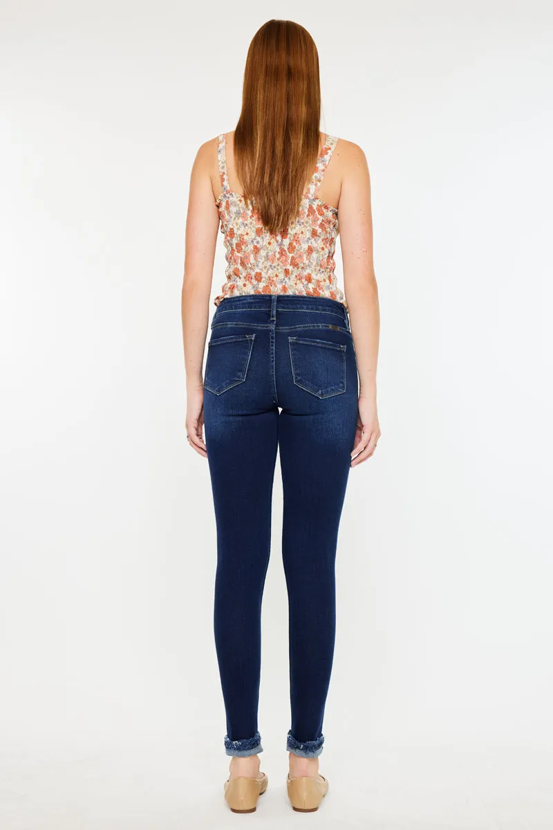 Kennedy Mid Rise Ankle Skinny Jeans