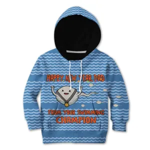 Kid Dad I Am Your Swimming Champion T-Shirts Apparel