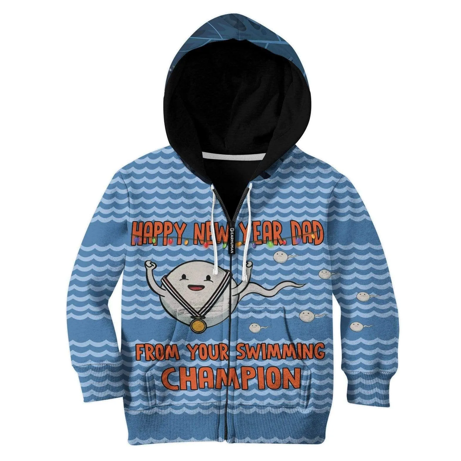 Kid Dad I Am Your Swimming Champion T-Shirts Apparel