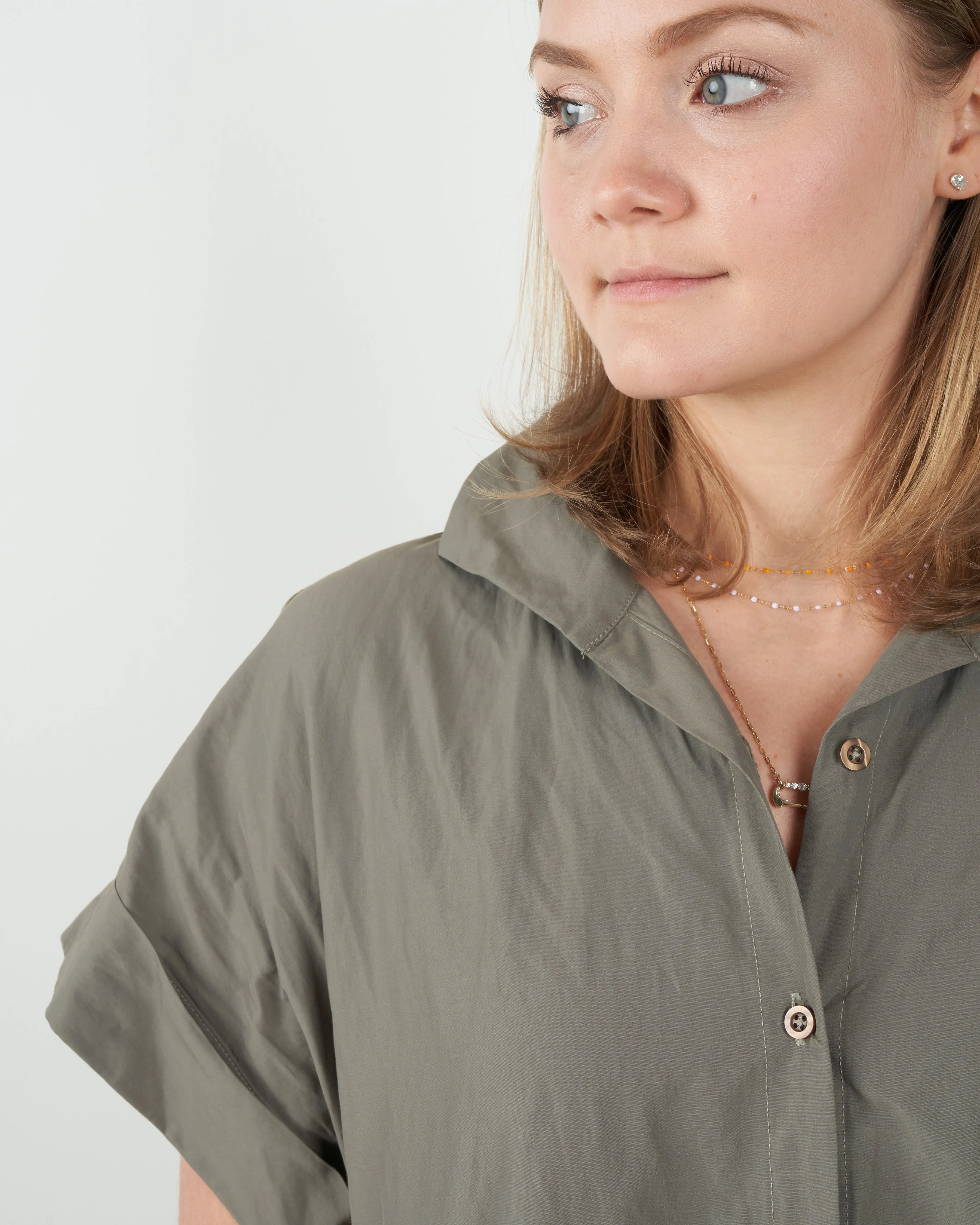 kimono dress - olive
