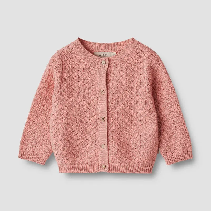 Knit Cardigan Magnella in Rosetta-Baby Girl