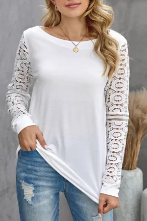 Lace Long Sleeve Top